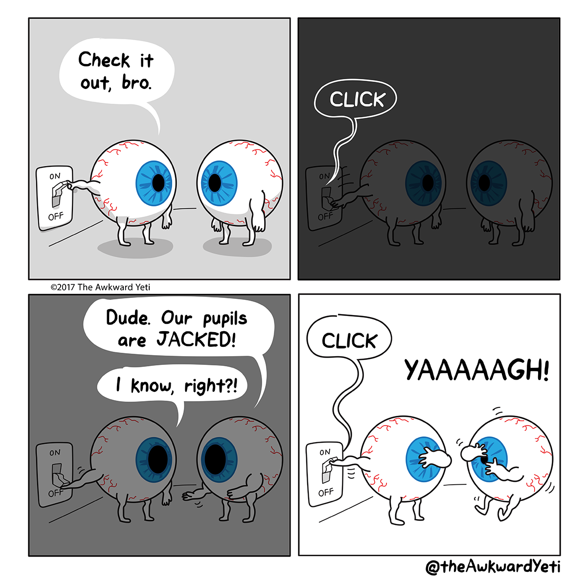 The Awkward Yeti | Pupil Dilation